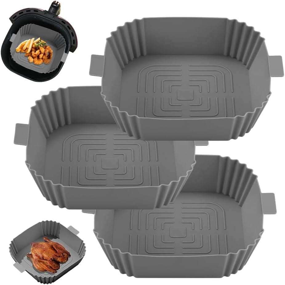 Bieiyhe 3 moldes de silicone para Air Fryer