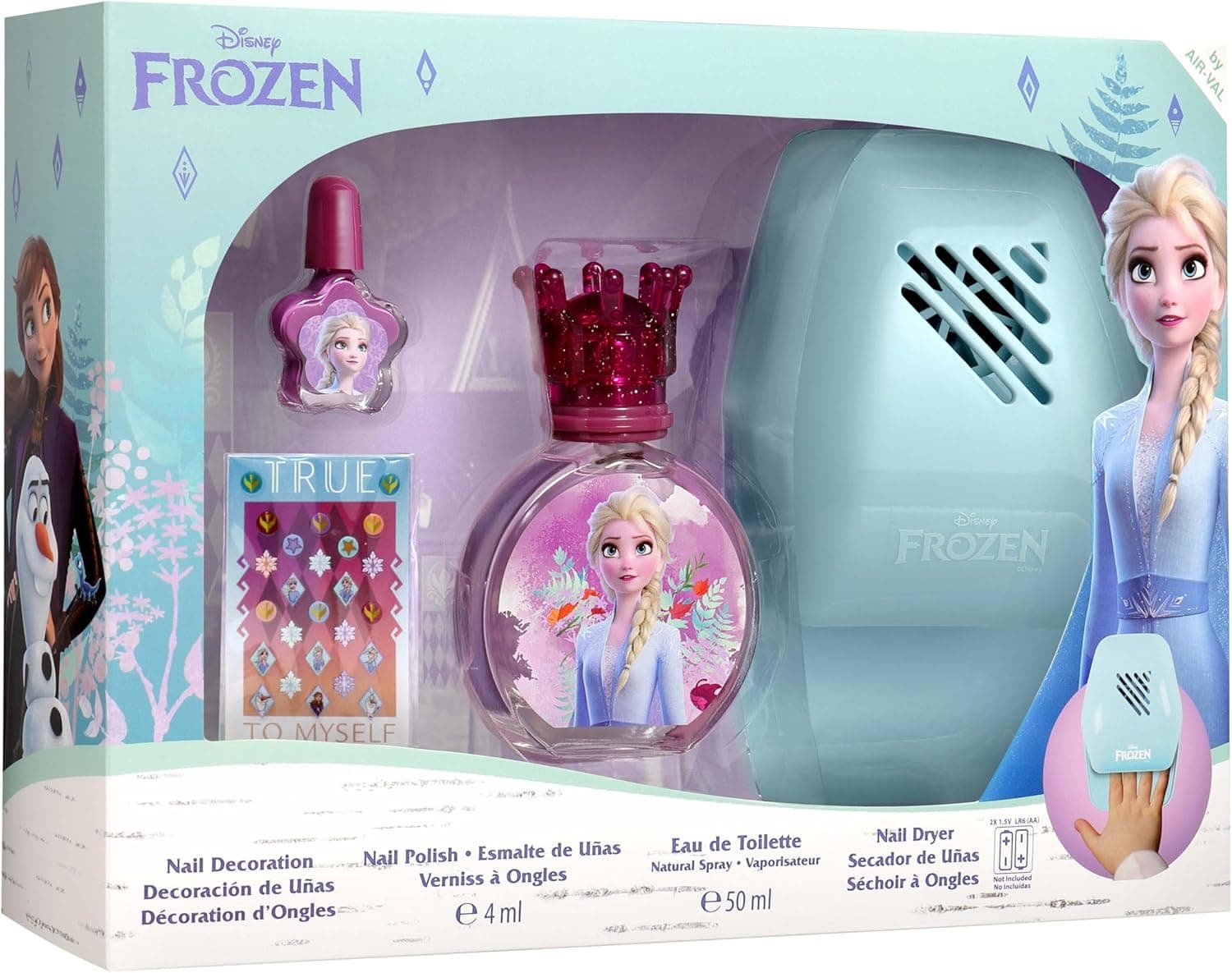 Frozen Estojo EDT 50 ml e kit de manicure