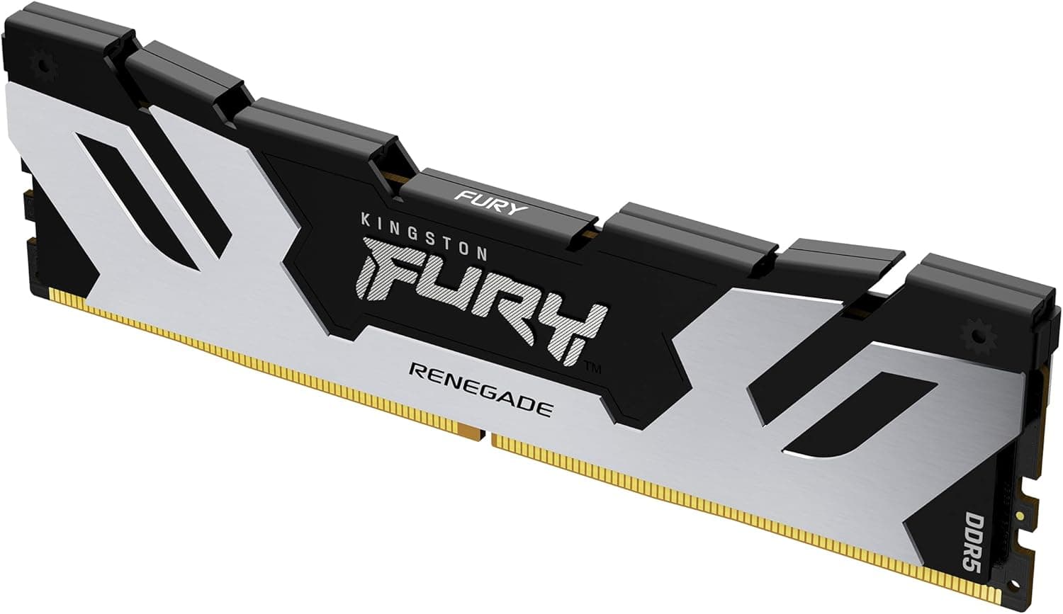 Kingston FURY Renegade DDR5 Silver/Black XMP 16 GB 8000 MT/s CL38 DIMM Desktop Gaming Memory - KF580C38RS-16