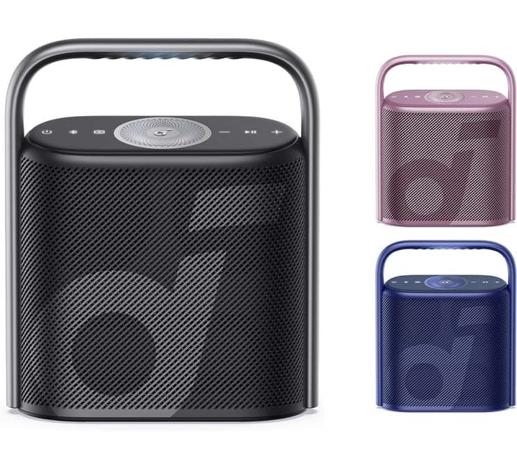 Soundcore Motion X500 Altifalante Bluetooth potente, altifalante portátil, áudio espacial imersivo, som de alta resolução, definição 3 vezes maior