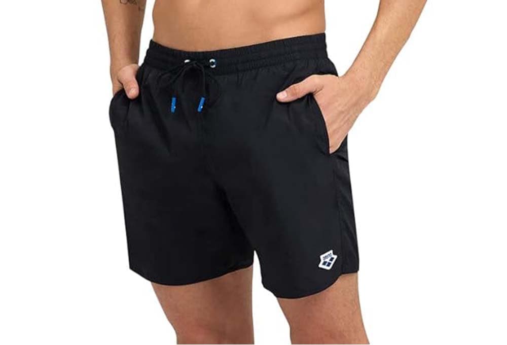ARENA Men's Icons Solid Boxer Swim Trunks, Calções de banho para homem