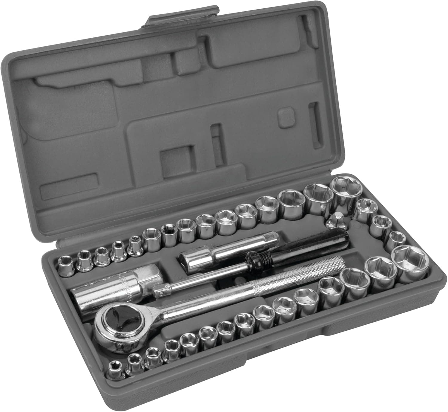 Performance Tool Retractable Cable Reel | Conjunto de 40 chaves de caixa para trabalhos manuais