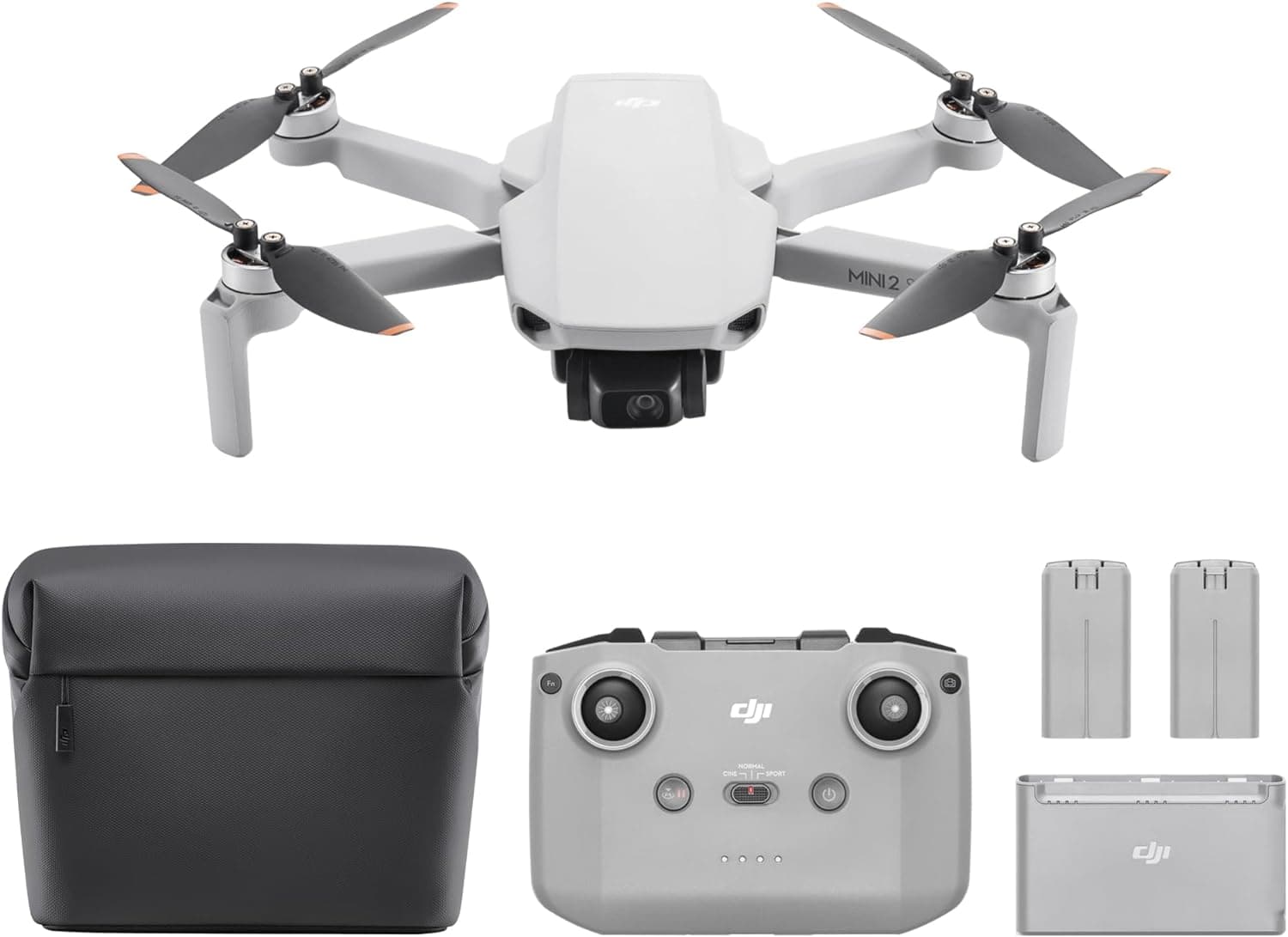DJI Pack Mini 2 SE voa mais, drone com câmara leve e dobrável, vídeo 2,7 K, modos inteligentes, transmissão de vídeo a 10 km, 31 min de voo, menos de 249 g, fácil de usar, baterias adicionais, C0