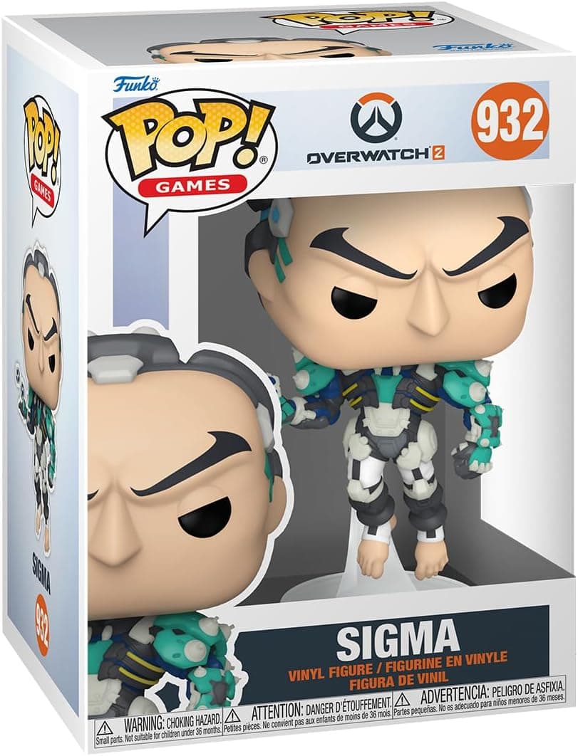 Funko Pop! Games: Overwatch 2 Sigma - Figura de vinil colecionável - ideia de presente- Mercadoria oficial 