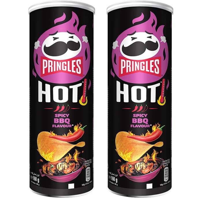 Pringles Flame Spicy BBQ 160 g x 2