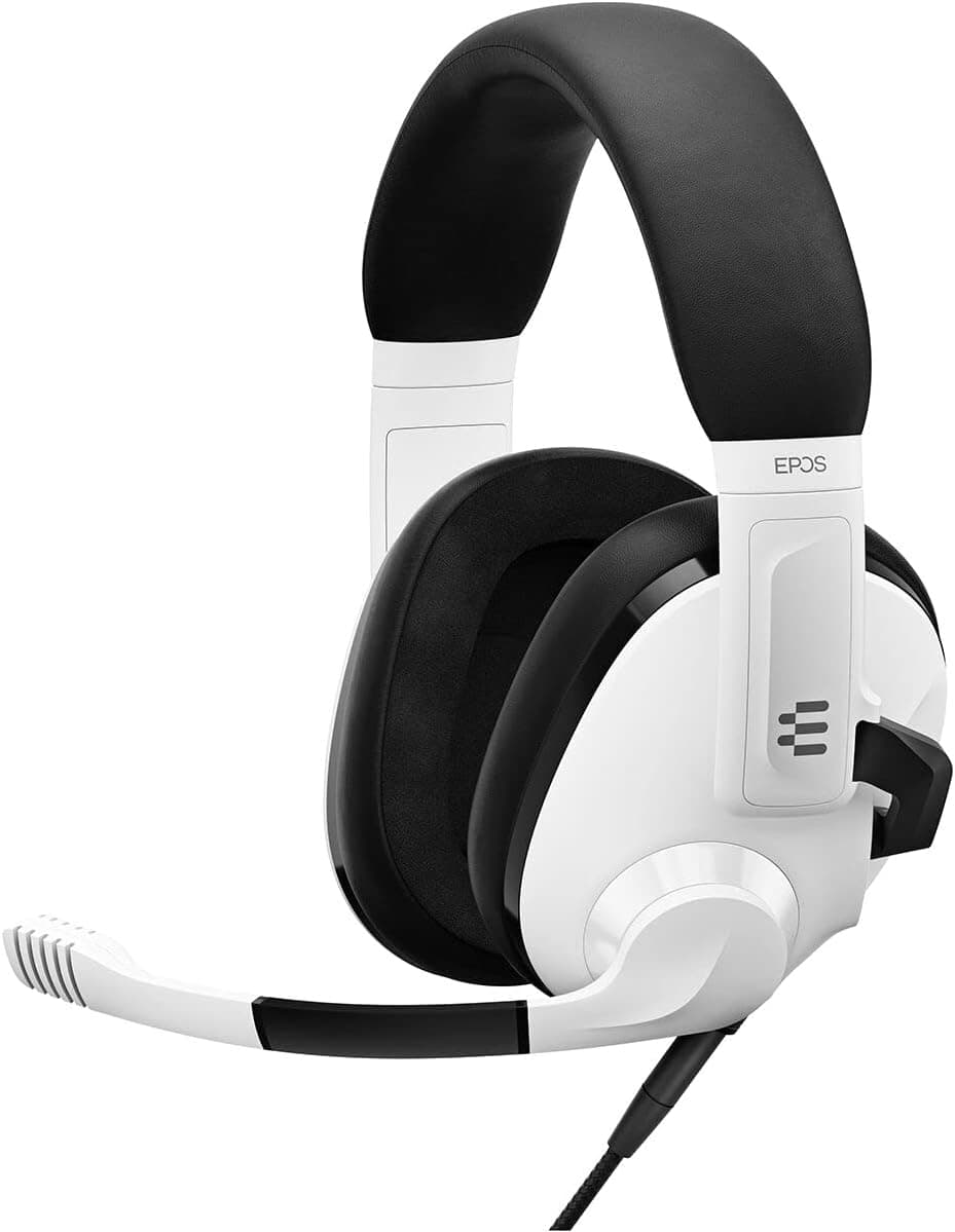 EPOS H3 White Headset Gaming com Acústica Cerrada Branco