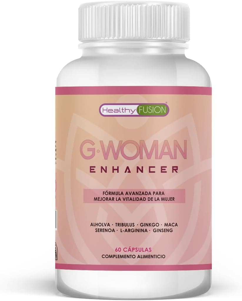 Healthy Fusion G Women | Potente ativador e estimulante 100% para mulheres | Aumenta a energia e o desempenho físico e muscular, Maca, Tribulus, Ginseng, Ginkgo | 60 cápsulas