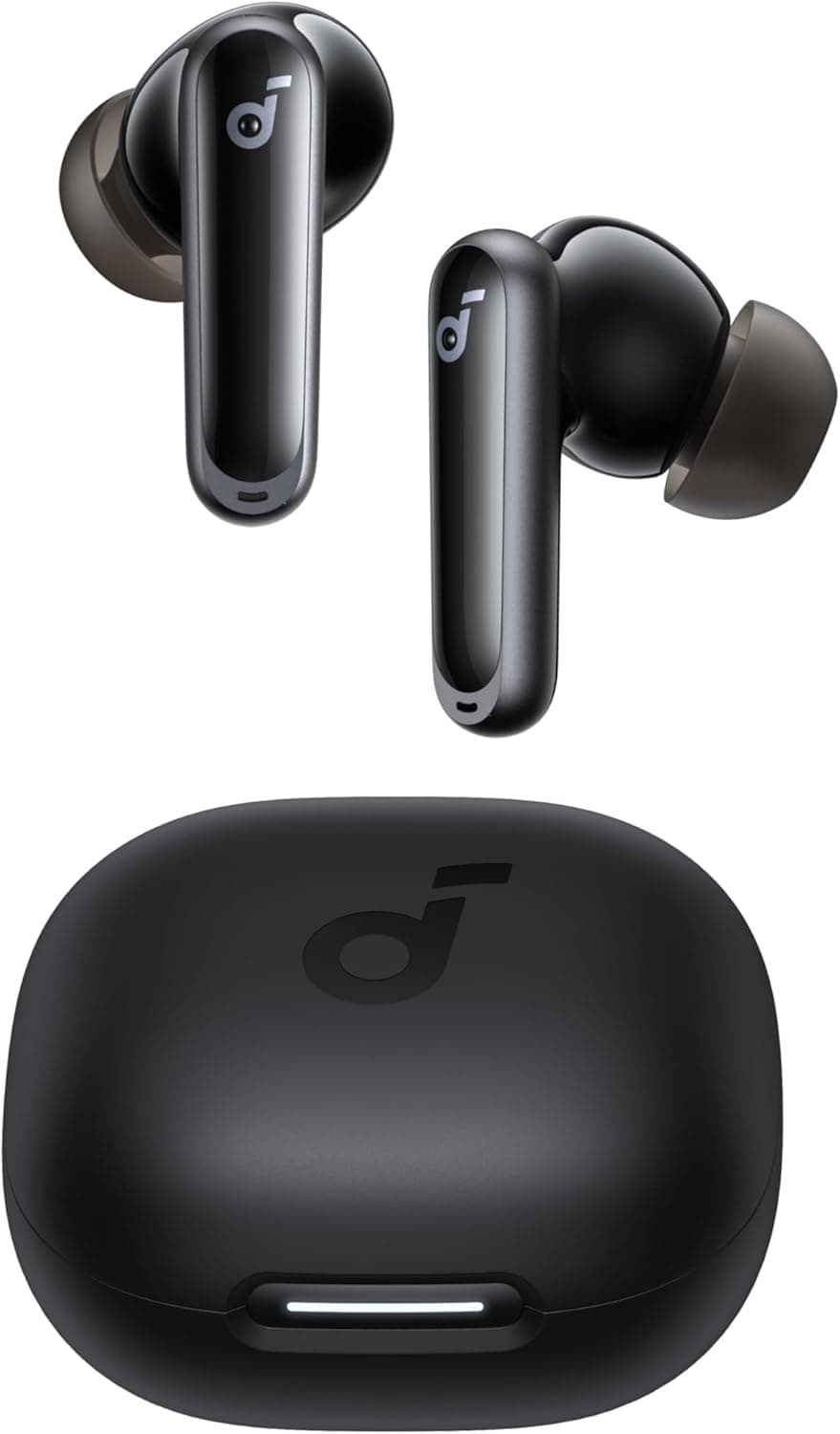 Soundcore da Anker P40i Auriculares sem fios Bluetooth com cancelamento de ruído adaptativo ao ambiente, graves intensos, 60 horas, suporte para telefone, IPX5, carregamento sem fio, Bluetooth 5.3