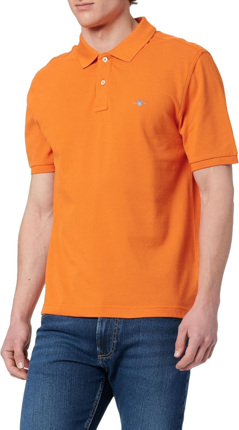 GANT Reg Emb Archive Shield Polo camisa homem