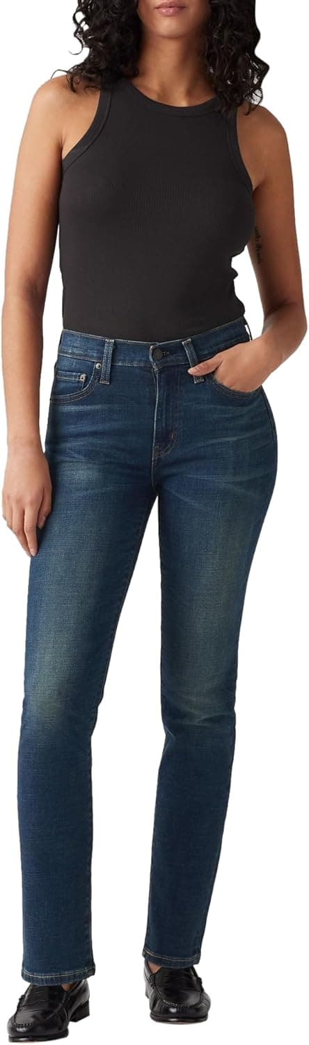 Levi's 724 High Rise Straight Calças de Ganga para Mulher