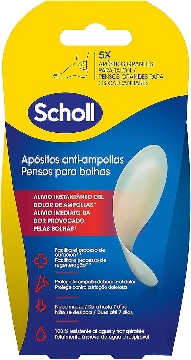 Dr. Scholl's | Pensos para bolhas no calcanhar com alívio rápido e cicatrização, 5 unidades