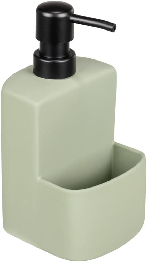 Wenko Dispensador de liquido de lavar louça, verde lima, capacidade 380 ml, 10 x 18 x 10 cm