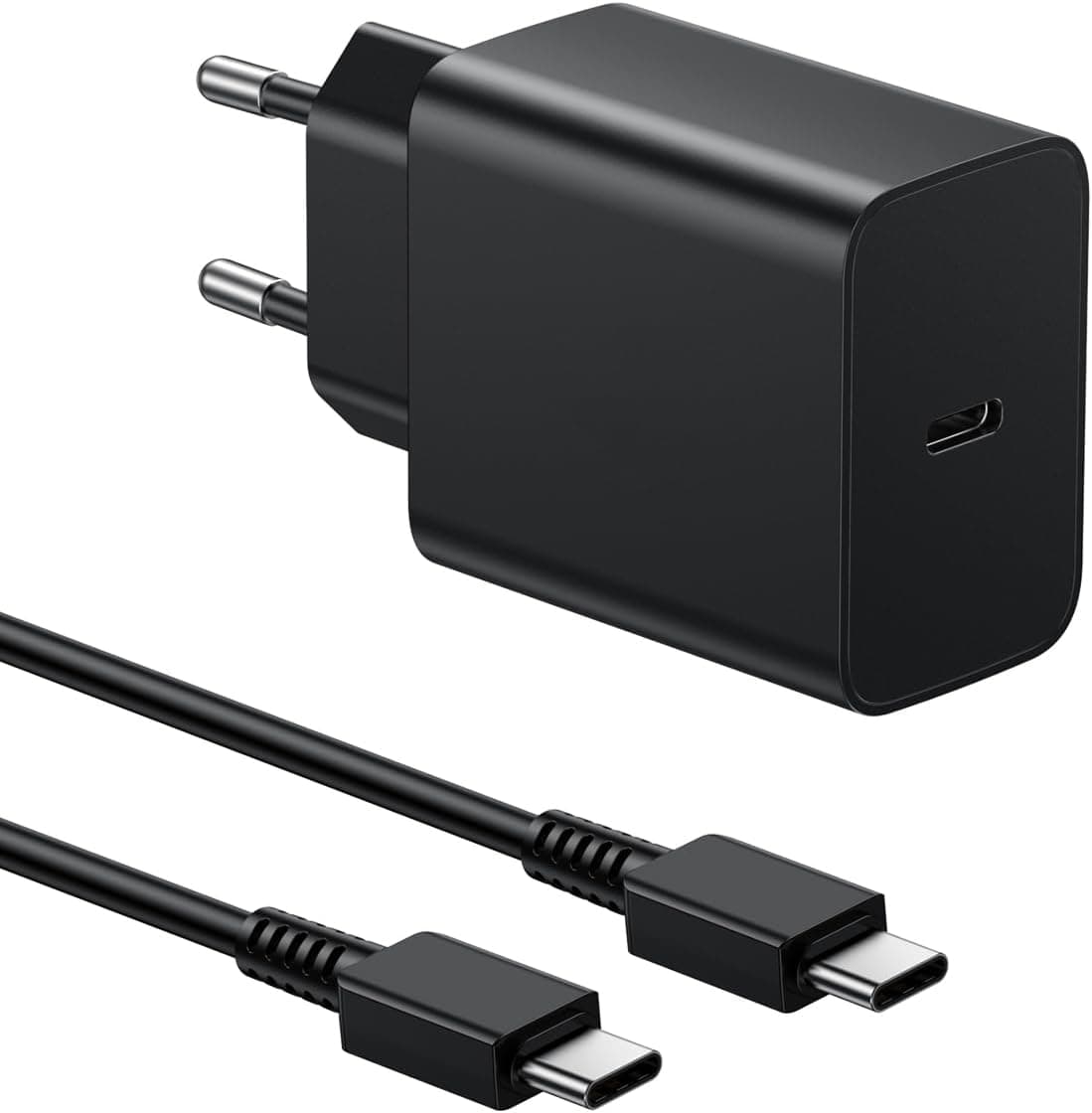 Carregador tipo C carregamento rápido 45 W, carregador USB C com 2M 