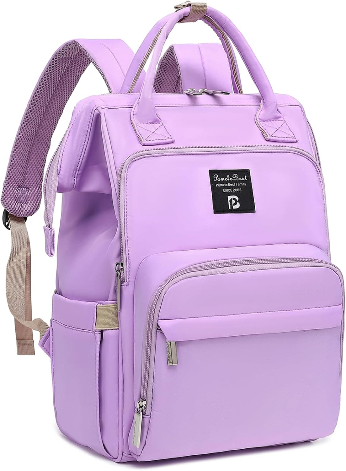 Pomelo Best Mochila de fraldas para bebé, com trocador e gancho para carrinho de bebé
