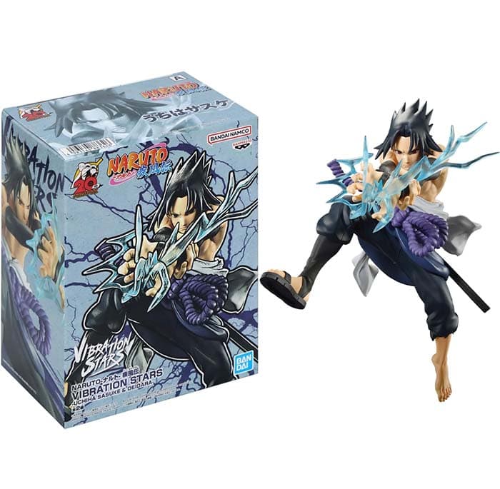 Banpresto Figura de ação Sasuke Uchiha Naruto Shippuden - Vibration Stars 16 cm multicolorido BP88362