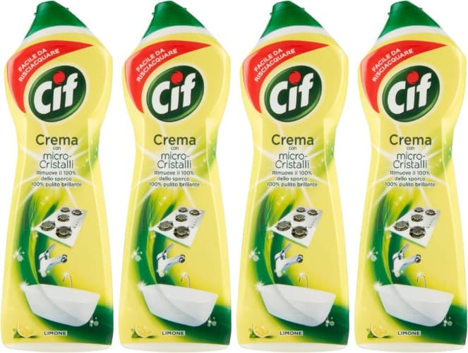 CIF creme de limpeza 750 ml - 4 unidades