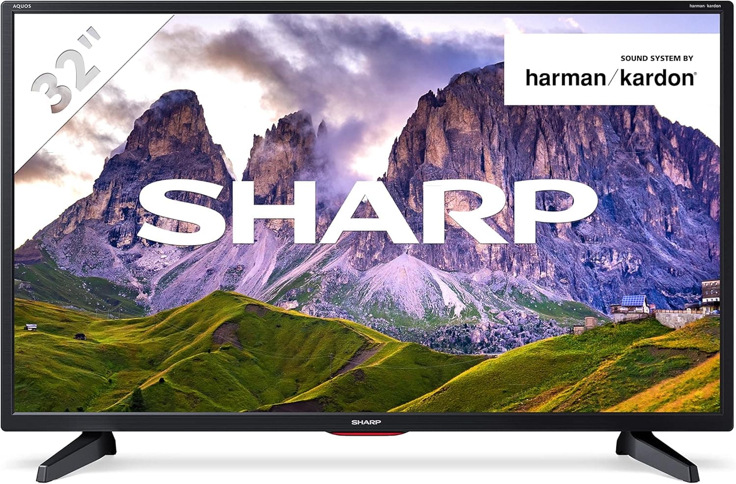 Sharp 32EA6E - TV 32 polegadas de 32" (resolução 1368 x 720, 3X HDMI, 2X USB) cor preto