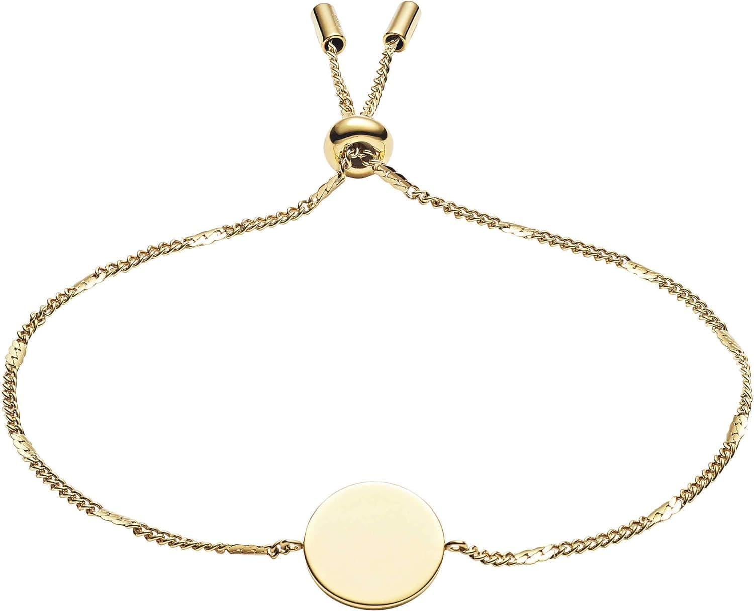 Fossil Vintage Iconic pulseira de aço para mulher com fecho deslizante