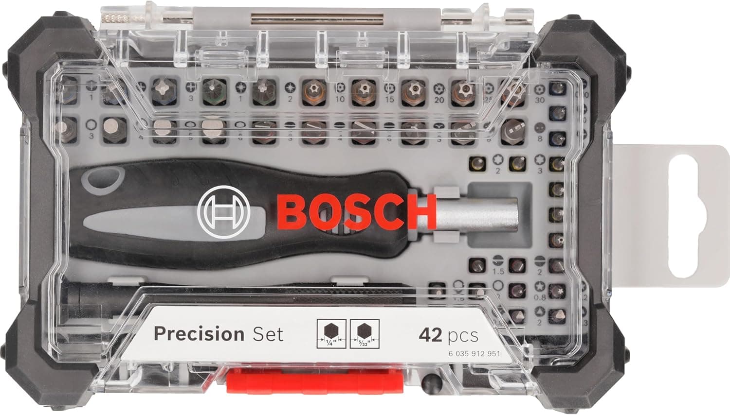 Bosch Accessories Conjunto de pontas de parafuso de precisão (para cabeças de precisão e padrão, acessórios chave de fenda), Amazon Edition