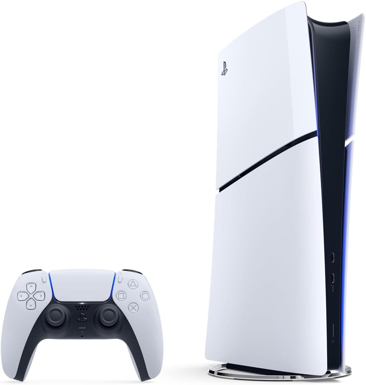 PlayStation 5 Slim Digital | Consola gaming com SSD de 1 TB, áudio 3D e comando DualSense incluído