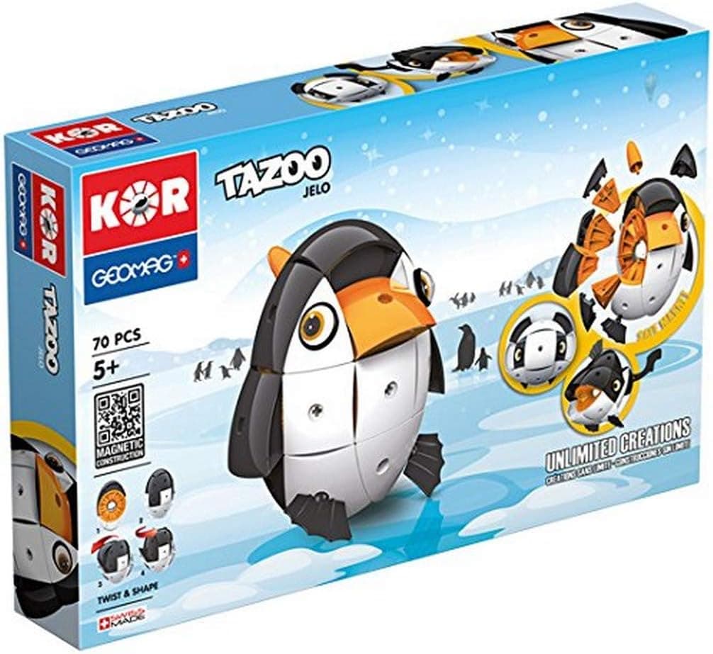 Geomag - KOR Tazoo Jelo brinquedo de construção, multicolorido, 70 peças, 603