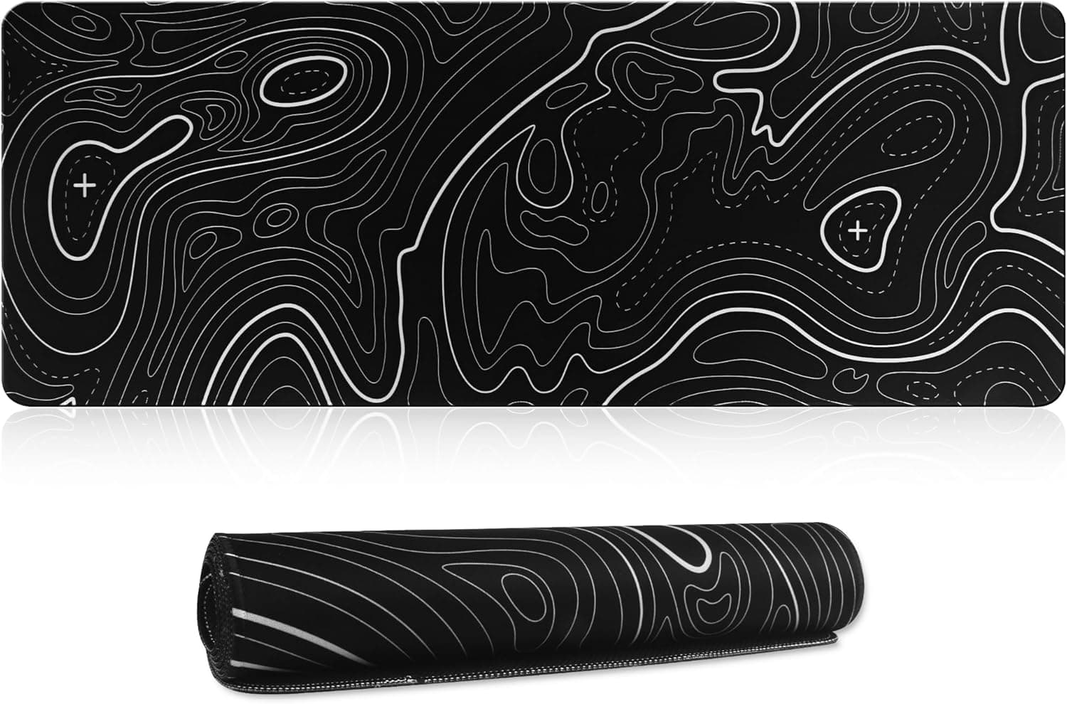 HoYiXi XXL | Tapete de rato 800 x 300 mm superfície macia e base antiderrapante para escritório e gaming