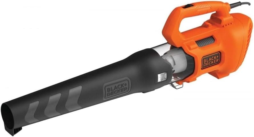 BLACK+DECKER Ventilador de folhas xial de 1,850 W, velocidade de sopro 225 km/h, volume de sopro de 12,5 m³/min, ventilador axial design leve e compacto, BEBL185-QS