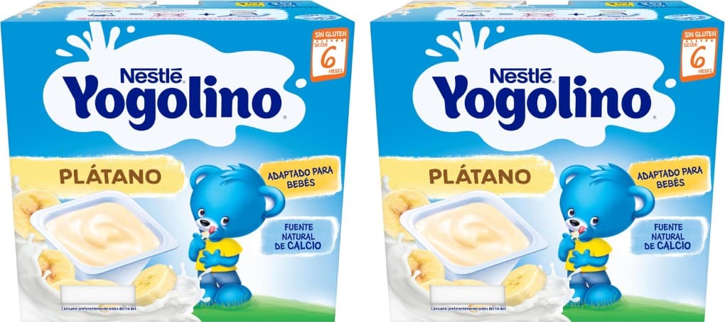 Nestlé Yogolino Banana a partir de 6 meses, 8 x 100 g