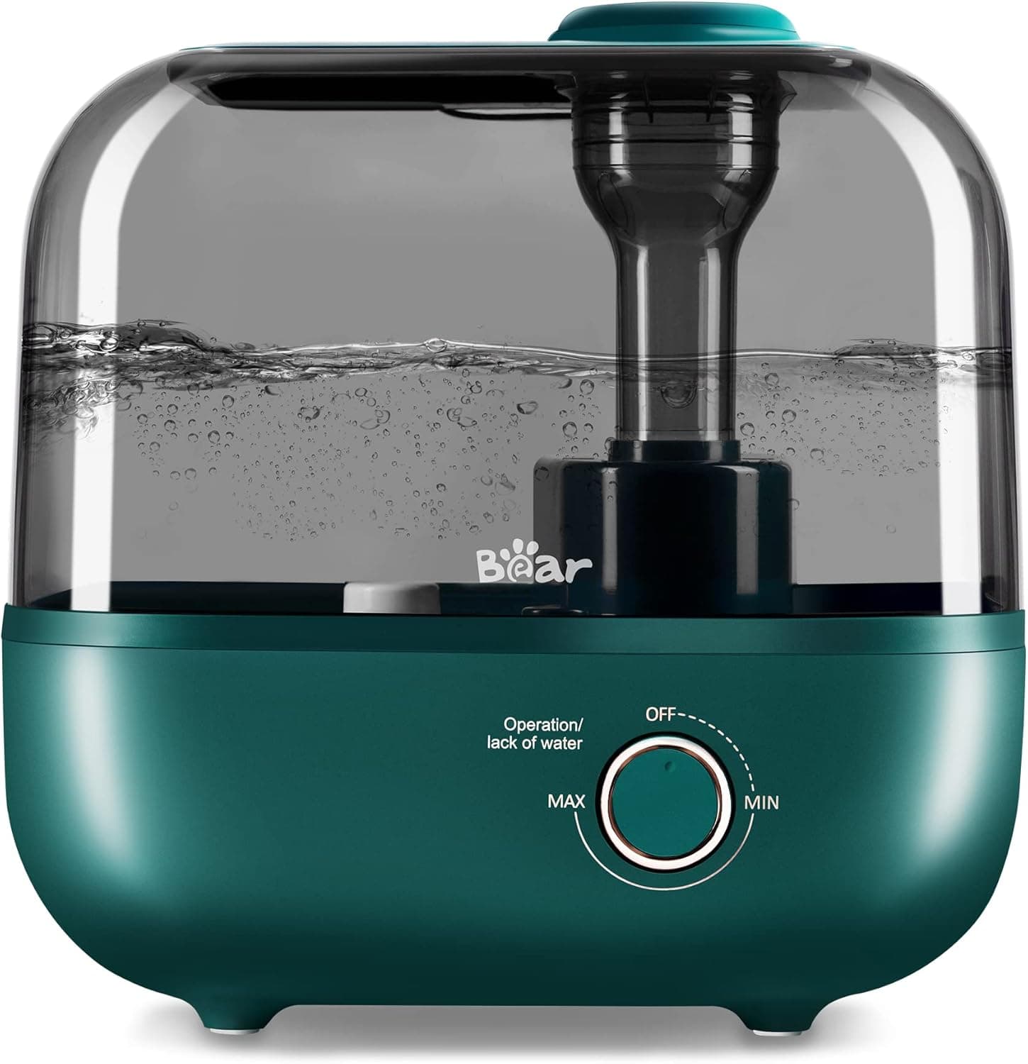 Bear Top-Fill 5L | Humidificador ultrassilencioso para bebés e plantas com bandeja de aroma e boquilha giratória