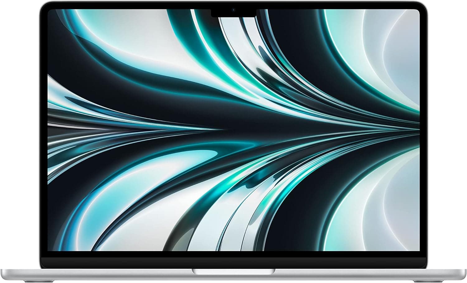 Apple 2022 Computador portátil MacBook Air com chip M2, ecrã líquido com ecrã líquido com ecrã Retina de 13,6 polegadas, 8 GB de RAM, 256 GB de armazenamento SSD, teclado retroiluminado, prateado