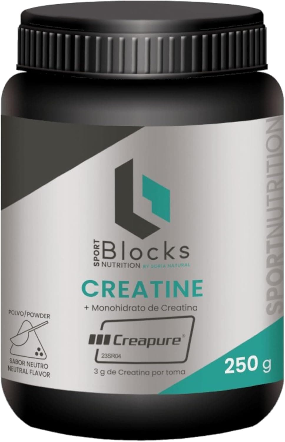 BSN Creatina monohidrato em pó | sem sabor 250 g = 143 entradas por embalagem, 100% monohidrato de creatina micronizada máxima pureza sem adição livre de poluentes, não-GMO, vegano, sem glúten