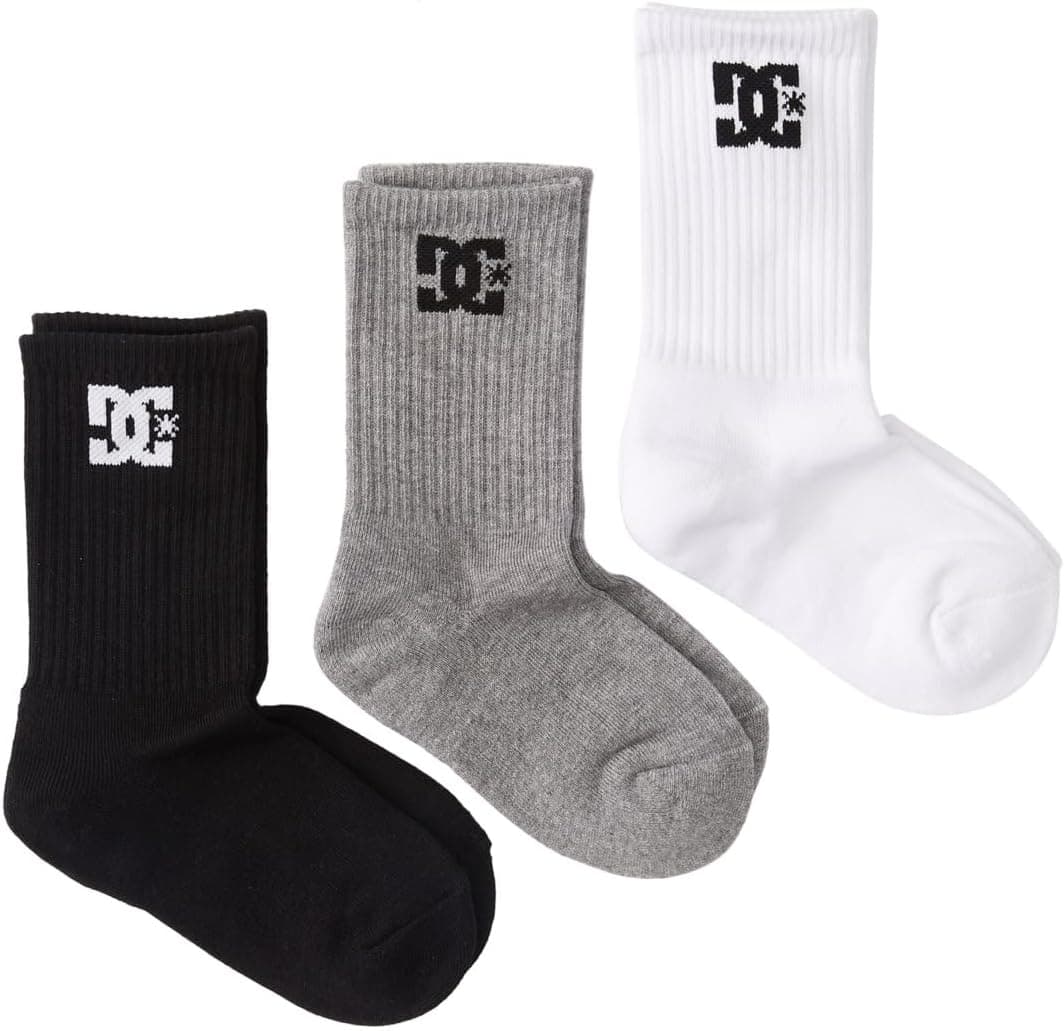 DC Shoes Meias para homem, pack de 3