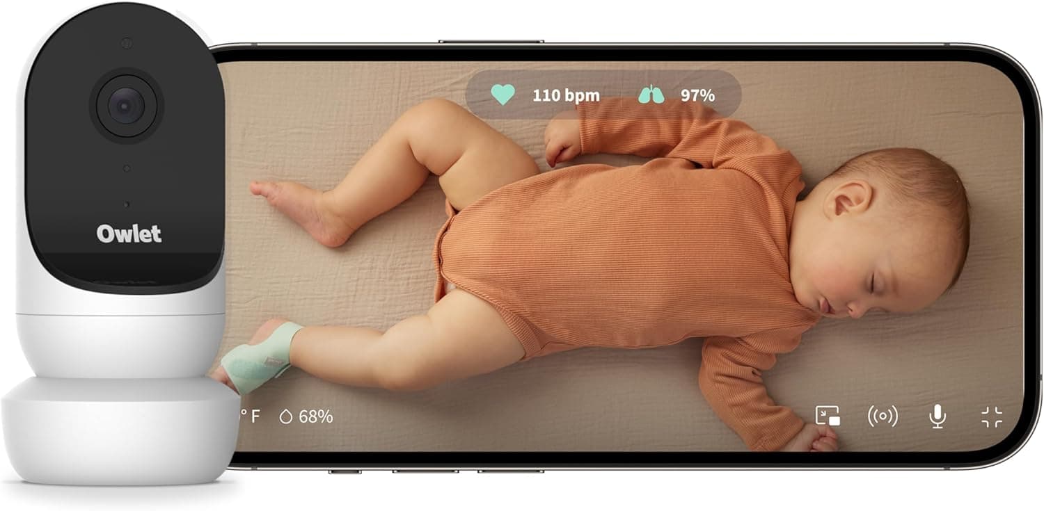Owlet Cam2 | Monitor inteligente para bebé com transmissão de vídeo HD
