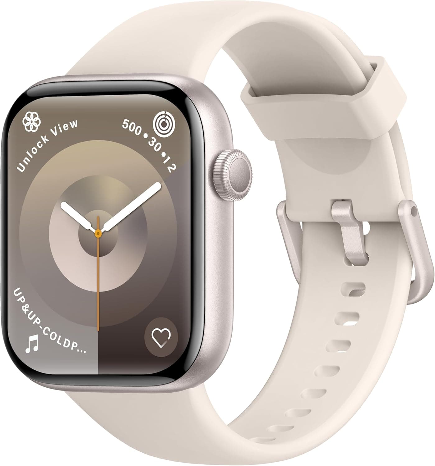 AcclaFit Estrella | Smartwatch 1.85 polegadas com chamadas Bluetooth, mais de 140 modos desportivos e monitorização de saúde, compatível com Android e iOS