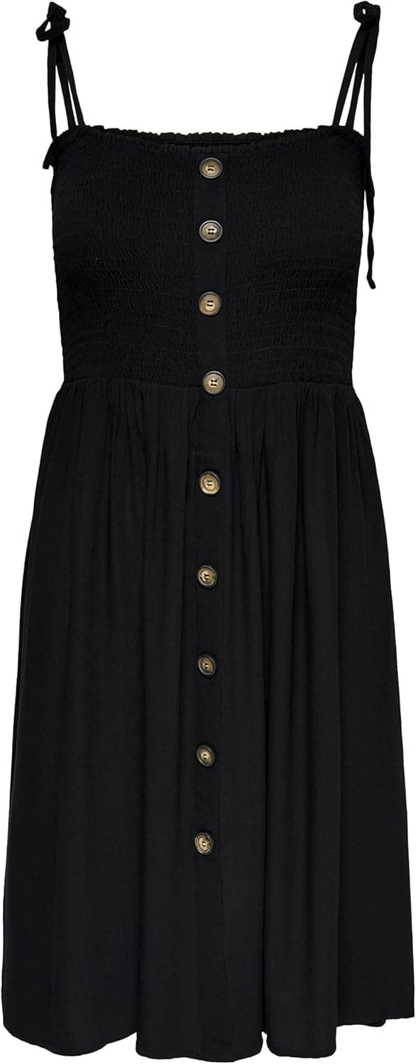 ONLY Onlannika S/L Smock Dress Wvn Noos vestido para mulher