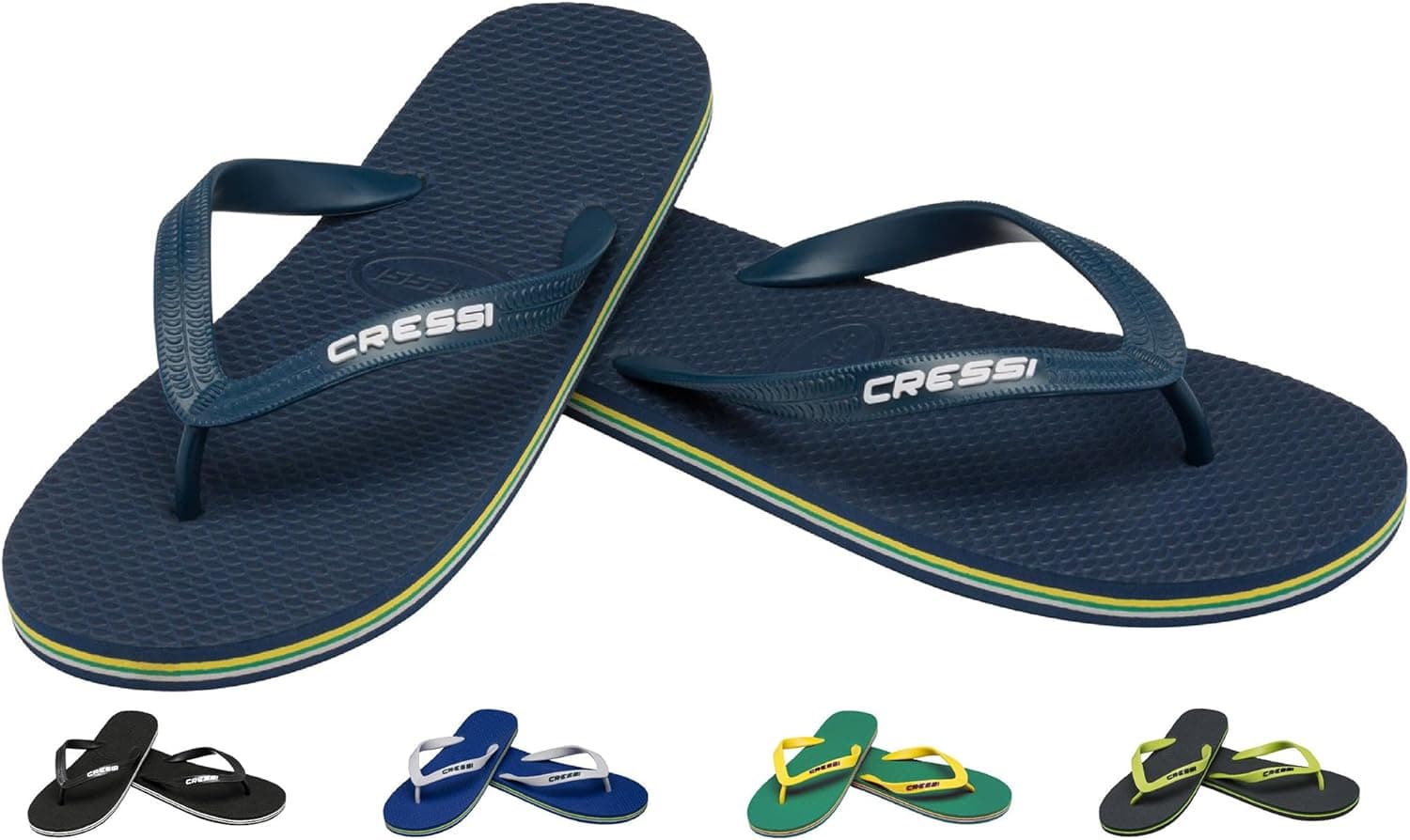 Cressi Beach Flip Flops chinelos de praia unissexo para adultos