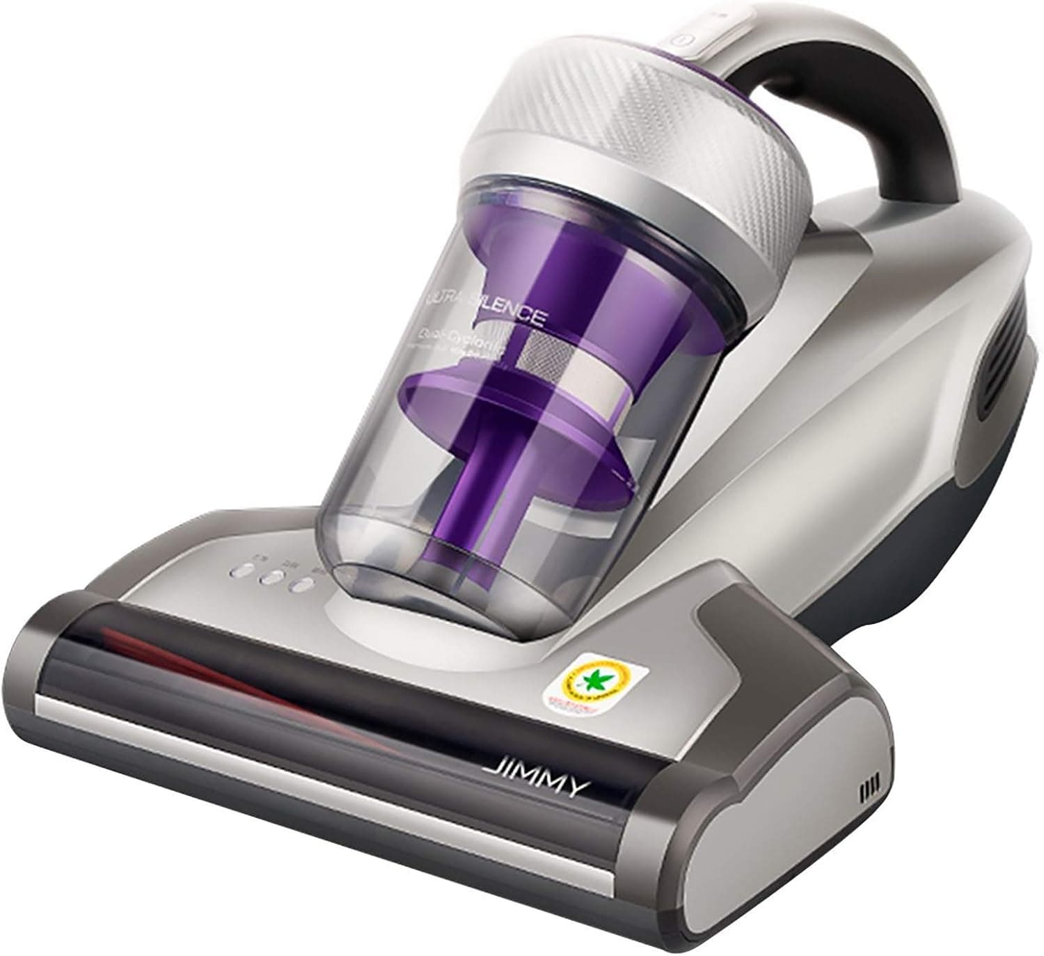 Jimmy JV35 Aspirador de ácaros com luz UV esterilizadora Aspirador de colchão com filtro HEPA, Aspirador Colchones destrói 99,9% dos ácaros, 14kpa Aspirador de Mão, 3 modos limpeza, 700W, cabo 5m
