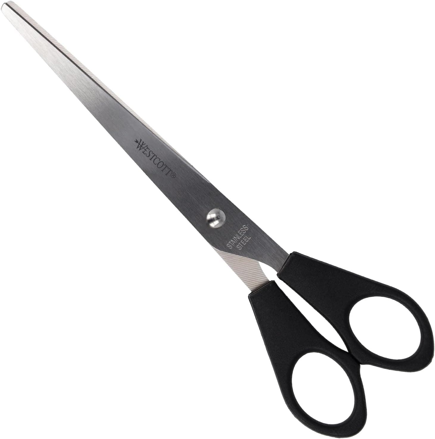 Westcott E-31170 00 - Tesoura de escritório, aço inoxidável, 17 cm, 6,7 polegadas, cor preta