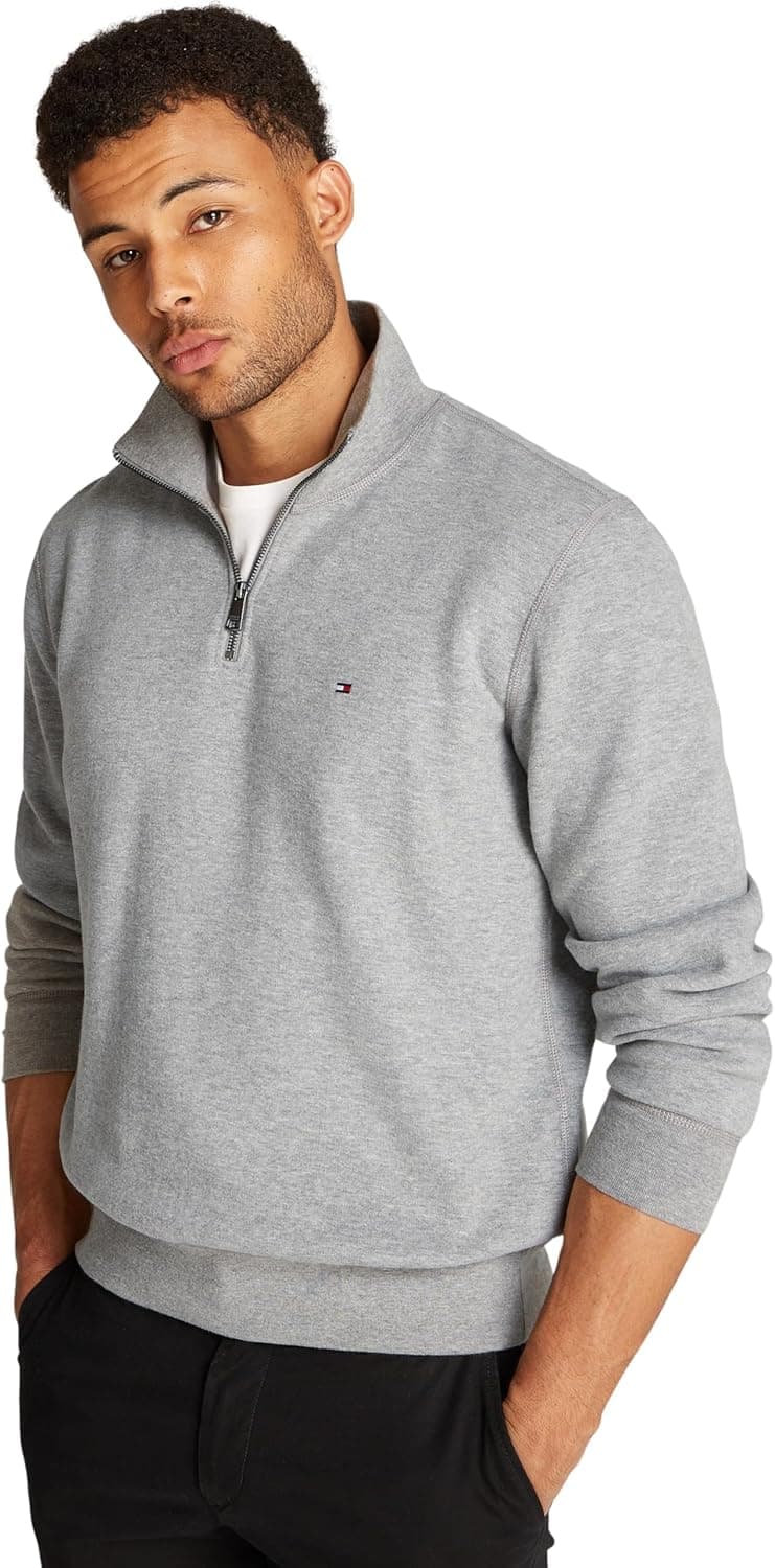 Tommy Hilfiger Camisola com fecho de correr para homem