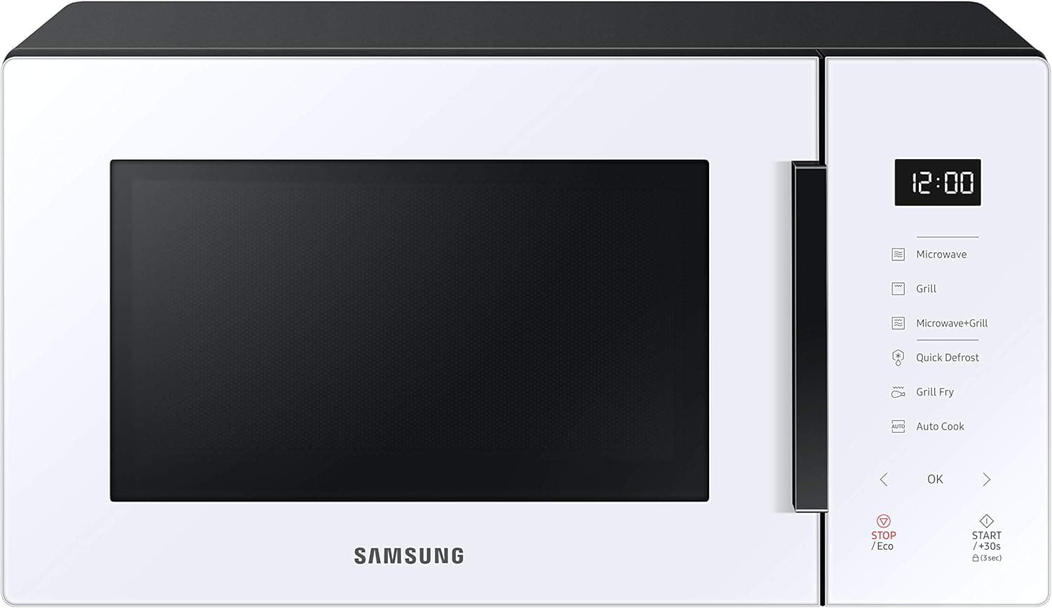 Samsung MG23T5018CW | Micro-ondas com grill 23 L e revestimento cerâmico, função Grill Fry e modo Eco