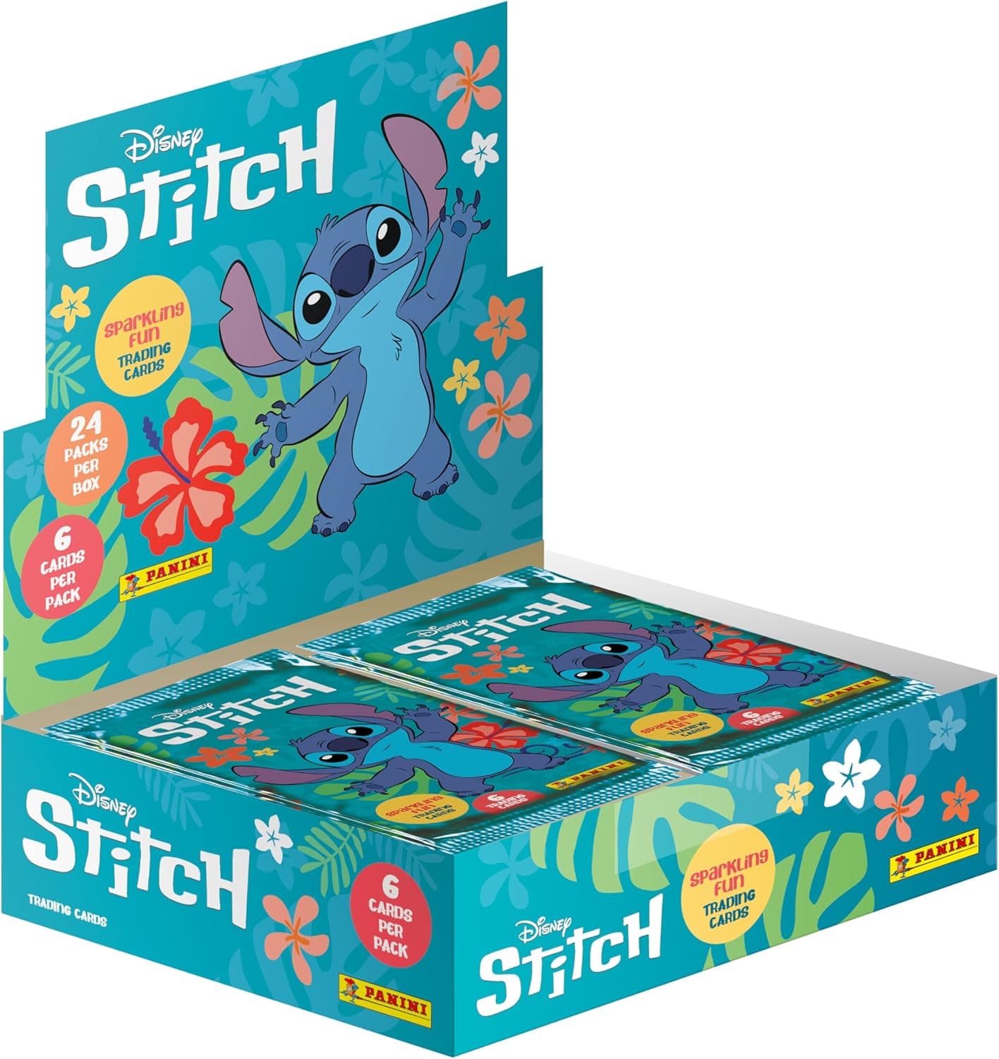 Panini Stitch Trading Cards - Caixa de 24 capas, cor azul (005153BOX24F)