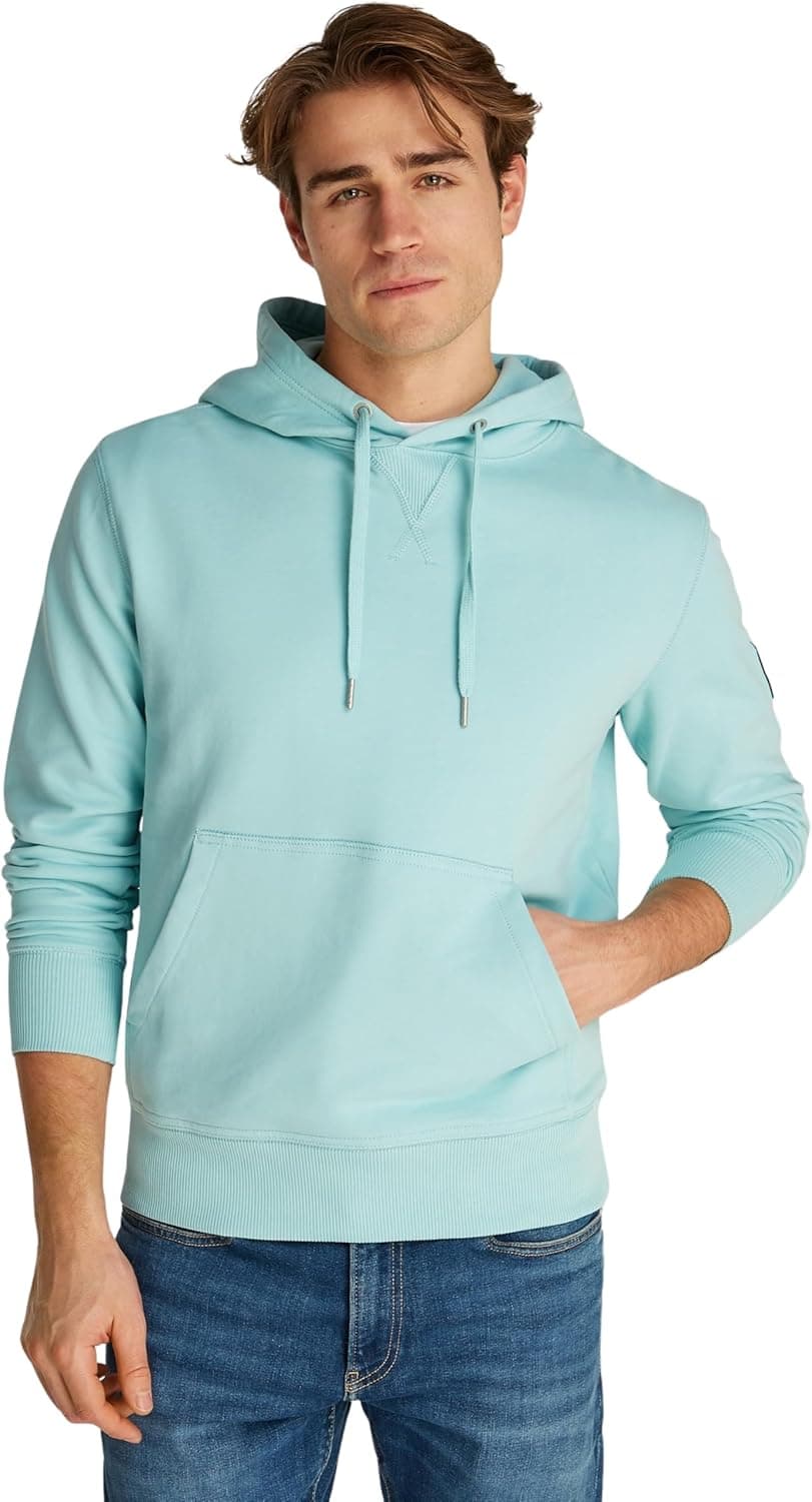 Calvin Klein J30J323430 | Hoodie para homem em verde Fresh Mint tamanho S