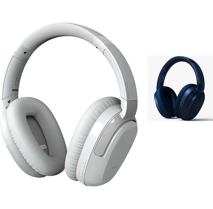 Eono Auriculares sem fios com cancelamento ativo de ruído - ANC Eonoheadphone 1 capacetes sem fios Bluetooth 5.2 com microfone, USB-C, Hi-Fi, 40 horas de reprodução