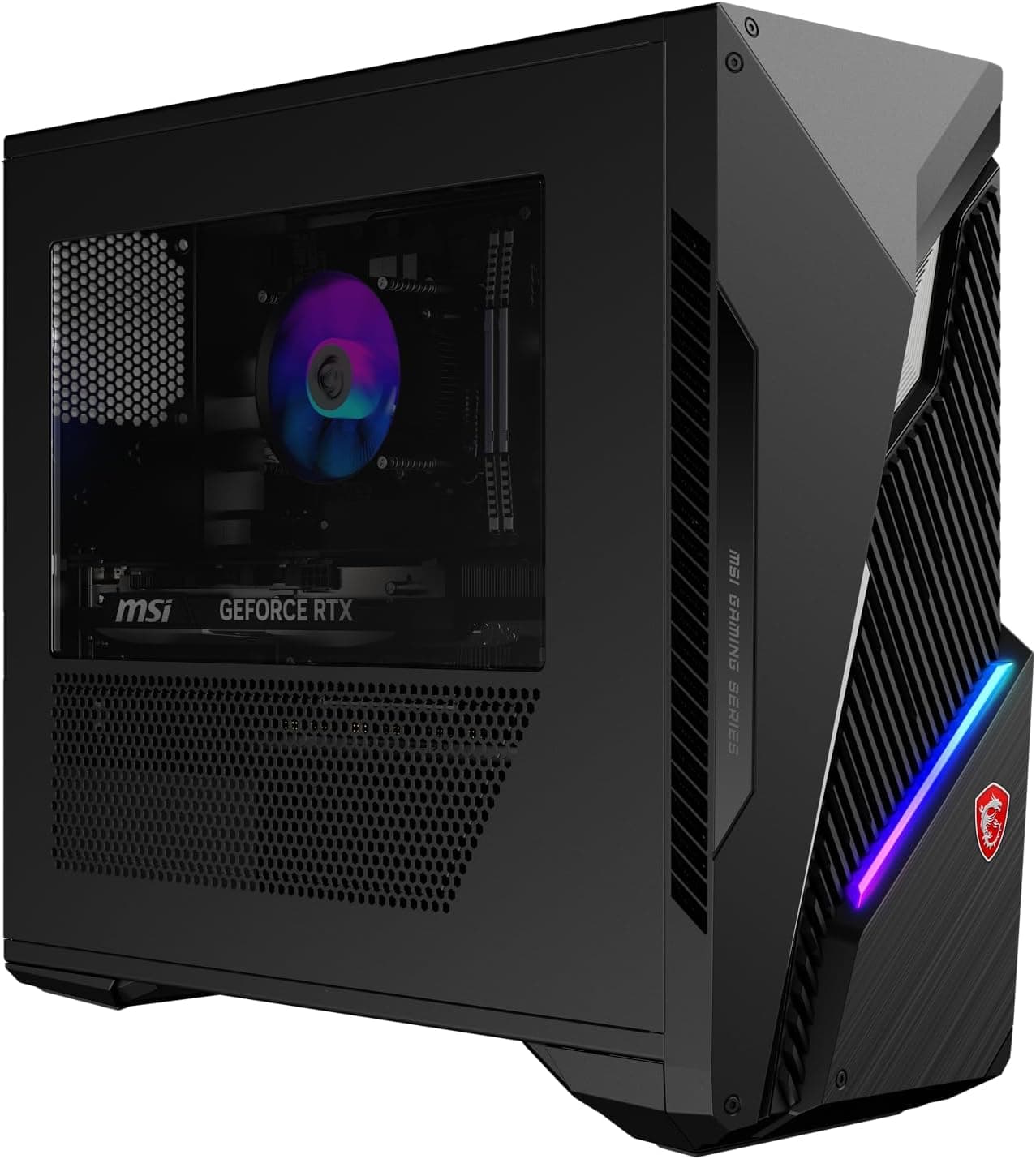 MSI mag Infinite S3 14NUD7-1801ES - PC Gaming, Intel Core i7-14700F, RTX 4060 Ti-8G, 16 GB RAM DDR5, 1TB SSD, 80 Bronze PSU, Wi-Fi 6E, Free dois - preto