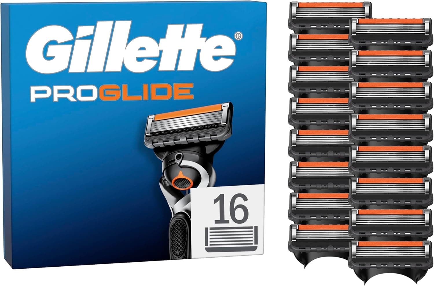 Gillette Proglide Embalagem de 16 peças sobressalentes