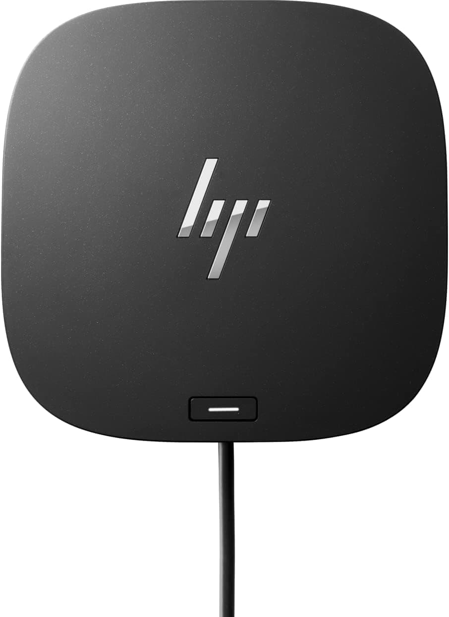 HP G5 Multiport | Estação de acoplamento USB-C com portas VGA HDMI RJ45 DisplayPort e áudio compatível com Windows MacOS e Chrome OS