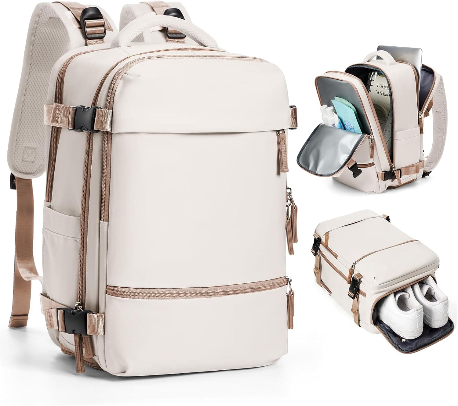SZLX mochila de viagem para mulher, mochila de transporte, mochila de caminhada, mochila impermeável para desporto ao ar livre, mochila casual para a escola, bolsa para computador portátil