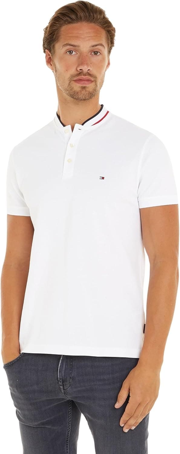 Tommy Hilfiger Polo de manga curta para homem regular Fit