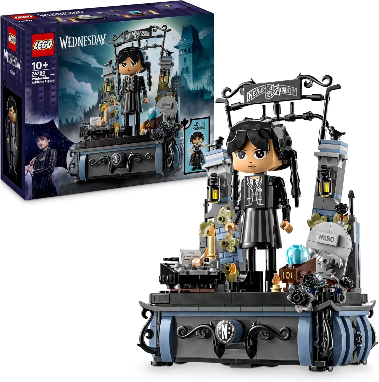 LEGO Wednesday Addams 76780 | Figura de construção para crianças a partir dos 10 anos