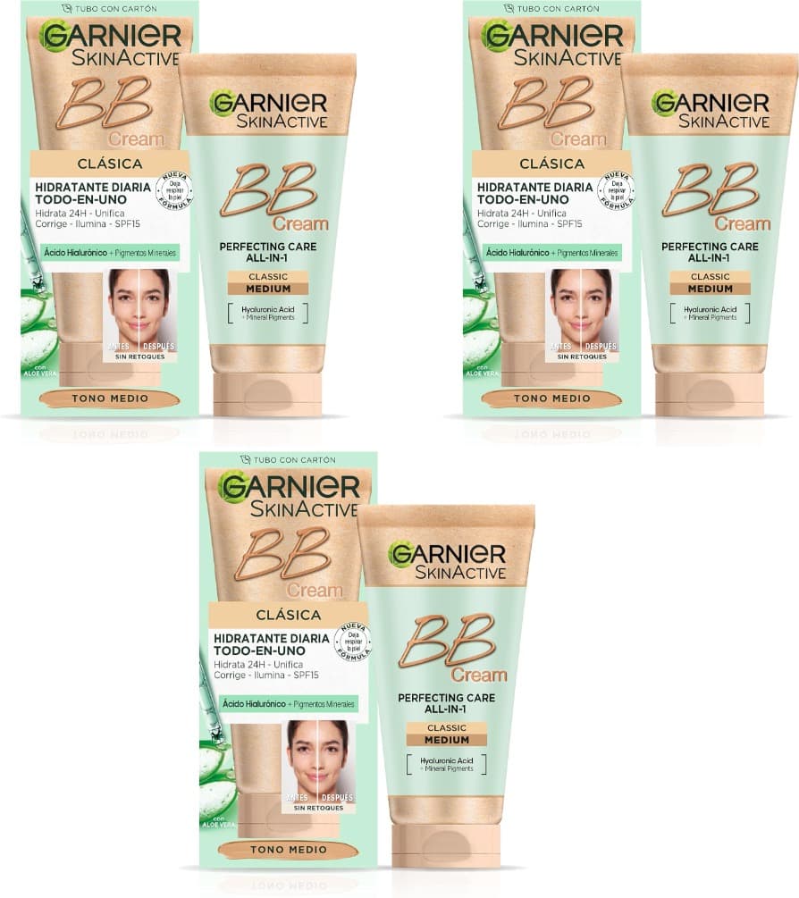 Garnier Skin Active BB Cream, 250 ml x 3